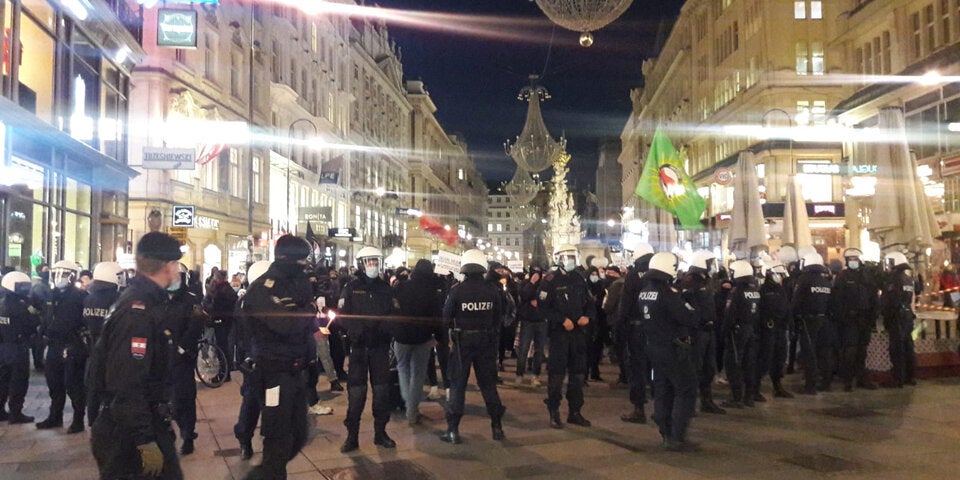 Kundgebung Terror Wien