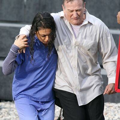 Mila Kunis & Robin Williams: Klitschnasser Spaß am Set