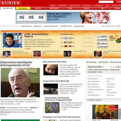 Dichands Tod in den Medien