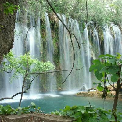Kursunlu-Wasserfall in der Türkei