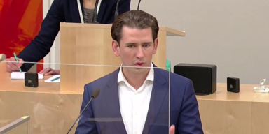 Erkl&auml;rungen zu Corona-Ma&szlig;nahmen | Statement von Kurz