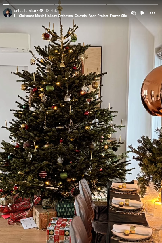 Weihnachtsbaum Sebastian Kurz