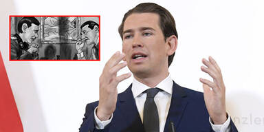 Wirbel um Kurz-Karikatur in Nazi-Uniform