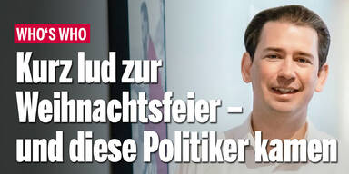 Kurz lud zur Weihnachtsfeier – und diese Politiker kamen