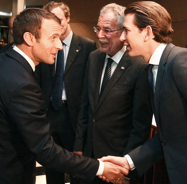 Kanzler Kurz im Reisefieber