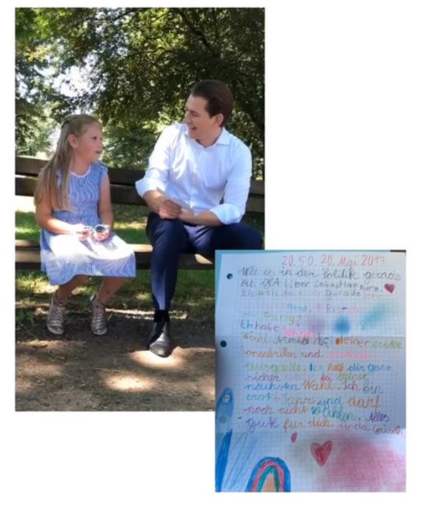 Brief von 6-Jähriger an Kurz bewegt das Internet