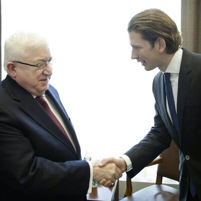 ... und dann ging es zum gemeinsamen Gespräch.