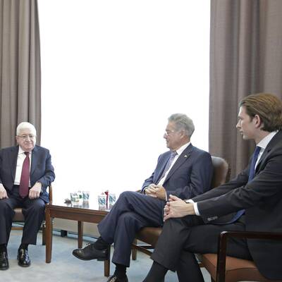 ... und dann ging es zum gemeinsamen Gespräch.