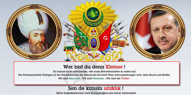 Erdogan-Fans griffen Homepage von Kurz an