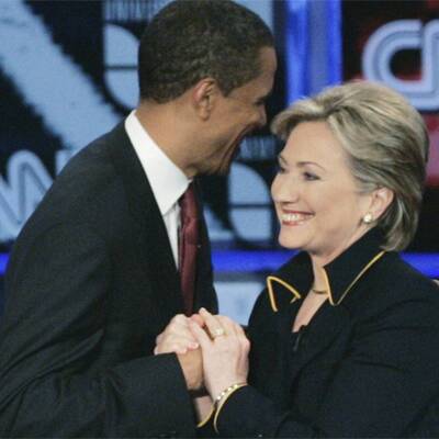 Kuschel-Kurs zwischen Obama und Clinton