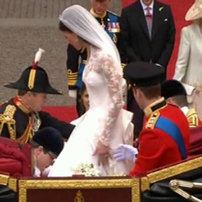 Kate & William: Fahrt in der offenen Kutsche