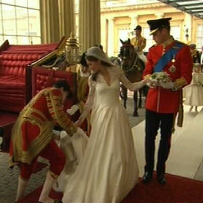 Kate & William: Fahrt in der offenen Kutsche