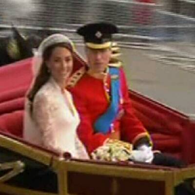 Kate & William: Fahrt in der offenen Kutsche