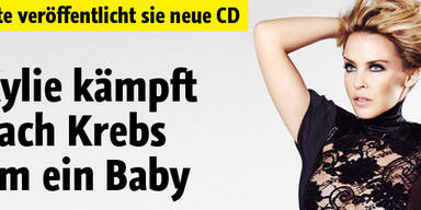 Nach dem Krebs kämpft Kylie um ein Baby