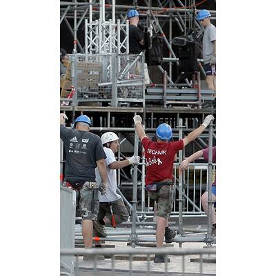 Life Ball 2009: Aufbau hat begonnen