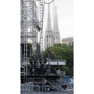Life Ball 2009: Aufbau hat begonnen
