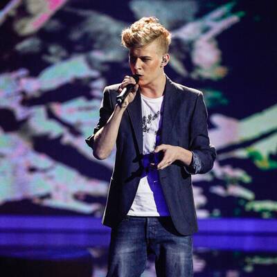 Thorsteinn Einarsson im Finale von 