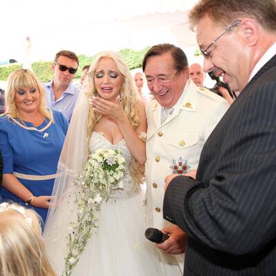 Richard Lugner feiert Verlobung mit Spatzi