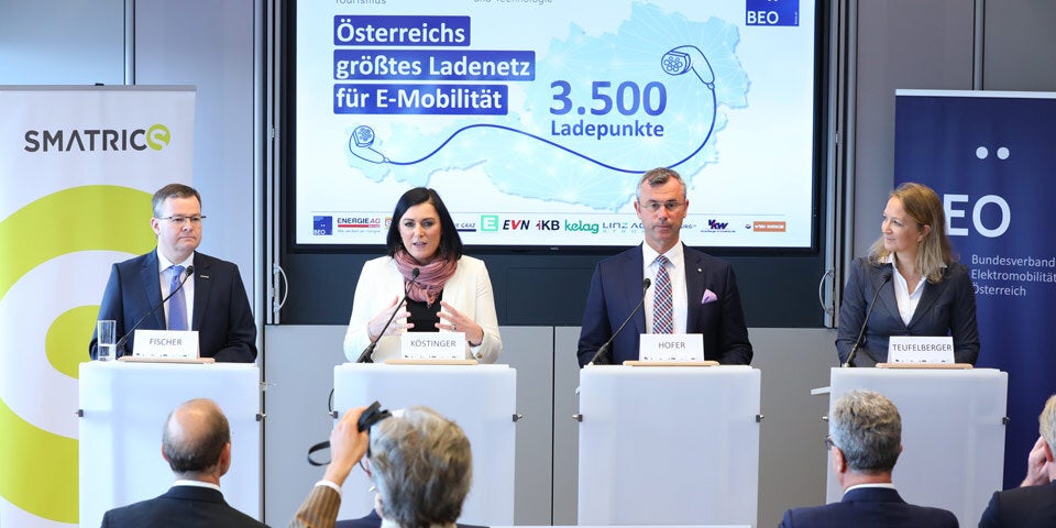 Österreichs größtes Ladenetz gestartet