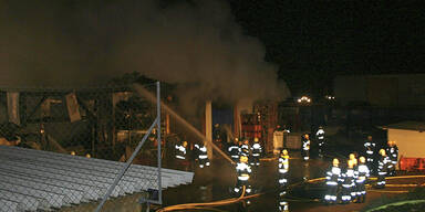 Mega-Lagerhallenbrand in der Steiermark