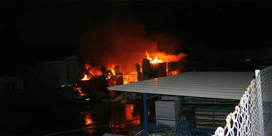 Mega-Lagerhallenbrand in der Steiermark