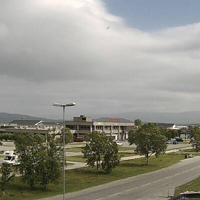 30 Grad und Schnee hinter Tromsö