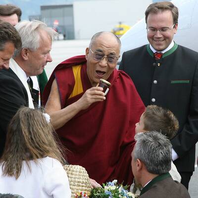 Dalai Lama besucht Österreich