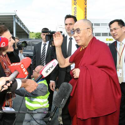 Dalai Lama besucht Österreich