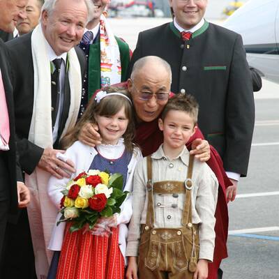 Dalai Lama besucht Österreich