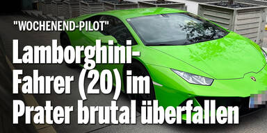 Lamborghini-Fahrer (20) im Prater brutal überfallen