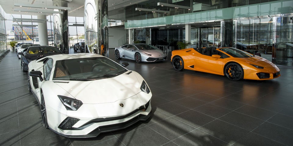Größter Lamborghini-Showroom der Welt eröffnet