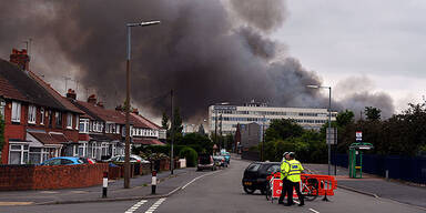 Himmelslaterne l&ouml;st Gro&szlig;brand aus