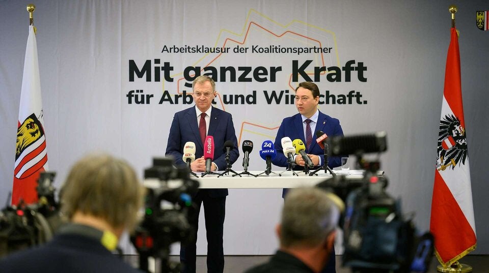 Regierungsklausur in Nußdorf.