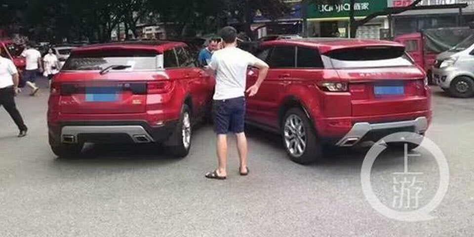 Dreister China-Klon rammt echten Evoque