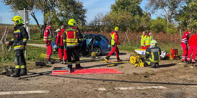 Autounfall im Bezirk Krems-Land