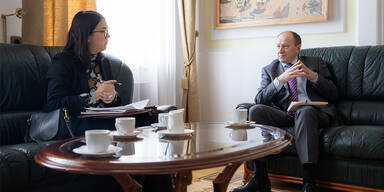 Vasyl Khymynets im Interview mit Larissa Eckhart