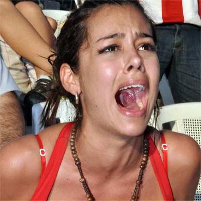 Larissa weinte bei Paraguays WM-Out