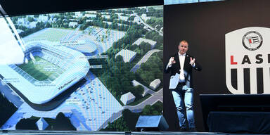 LASK präsentiert Mega-Arena