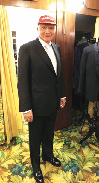 Niki Lauda zeigt seinen 