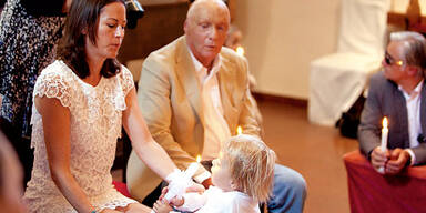 Lauda zeigt seine Zwillinge 