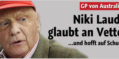 Lauda tippt auf Vettel, hofft auf Schumi