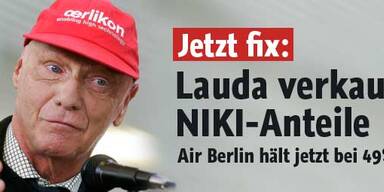 Lauda verkauft NIKI-Anteile