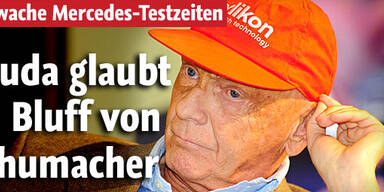 Lauda glaubt an Schumi-Bluff