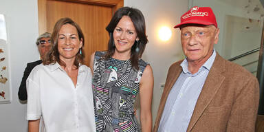 Lauda über den  Dächern Wiens