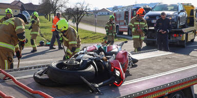 Biker von Linksabbieger gerammt &ndash; 58-J&auml;hriger tot
