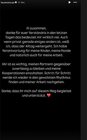 Nach Lombardi-Trennung: Jetzt spricht Laura & gibt Update