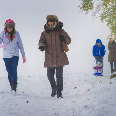 Schnee in ganz Europa