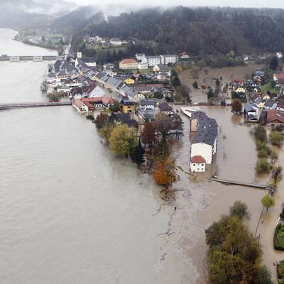 Lavamünd steht unter Wasser