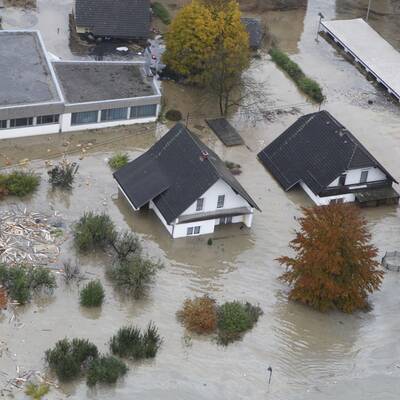 Lavamünd steht unter Wasser