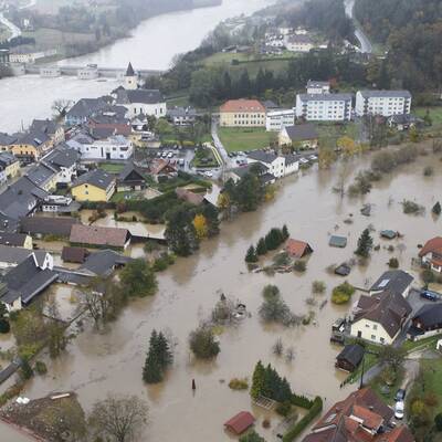Lavamünd steht unter Wasser